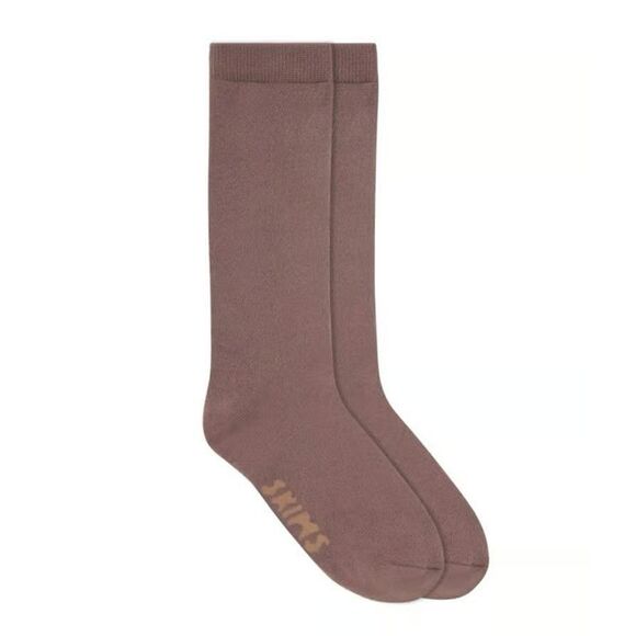 SKIMS Women's Sz Medium Umber/Dark Earthy Brown Everyday Mid Calf Socks - Picture 7 of 8